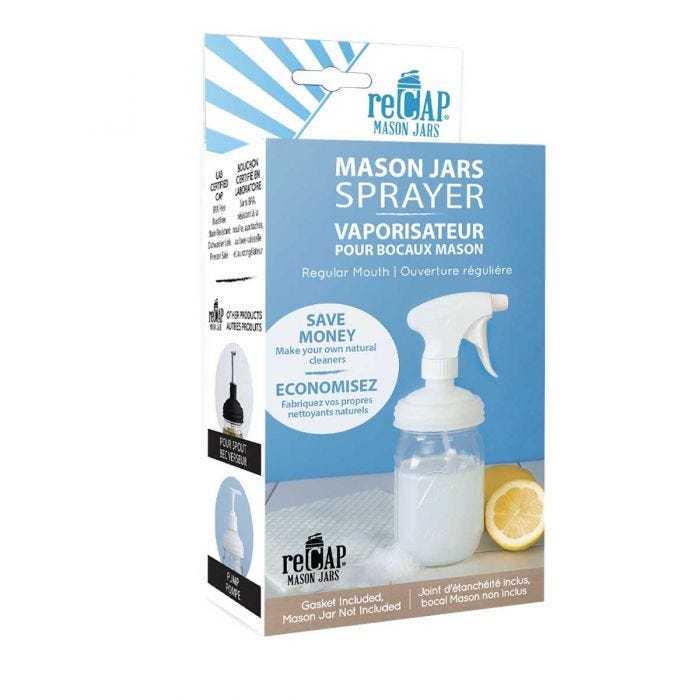 Mason Jar Lid - Spray Bottle