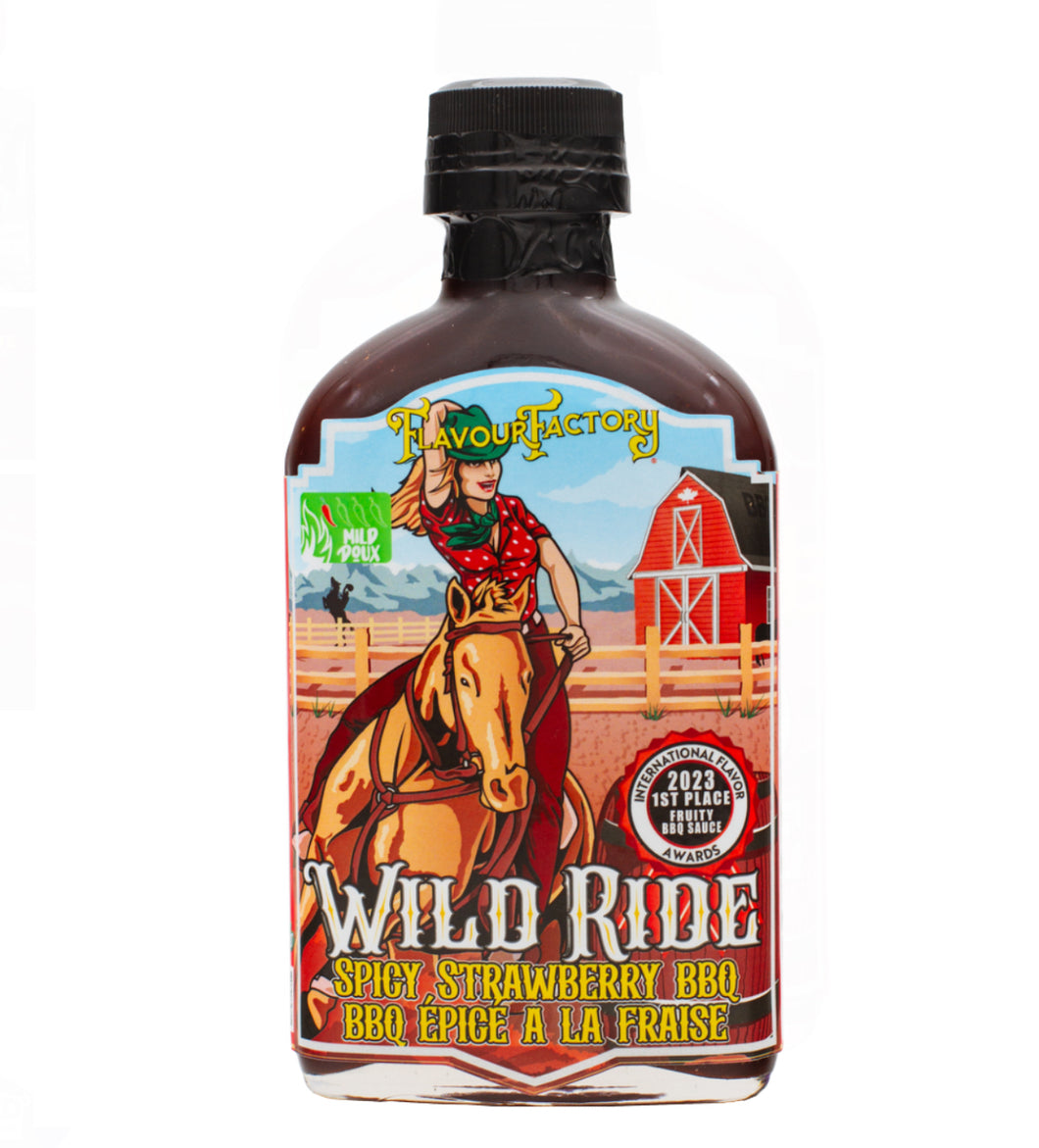 Flavour Factory “Wild Ride” Spicy Strawberry BBQ Sauce