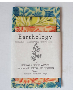 Beeswax Wraps - 3 Wrap Variety